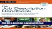 Read The Job Description Handbook ebook textbooks