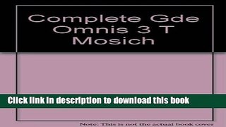 Read Complete Gde Omnis 3 T Mosich Ebook Free