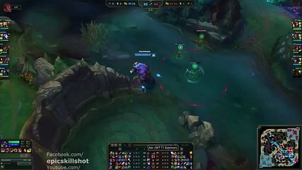 SKT T1 Faker Syndra vs Easyhoon Azir! feat. KT Ssumday Malphite - KR Soloq Challenger patch 5.18_55