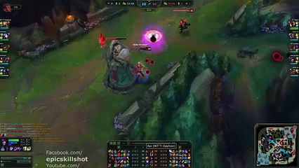 SKT T1 Faker Syndra vs Easyhoon Azir! feat. KT Ssumday Malphite - KR Soloq Challenger patch 5.18_56