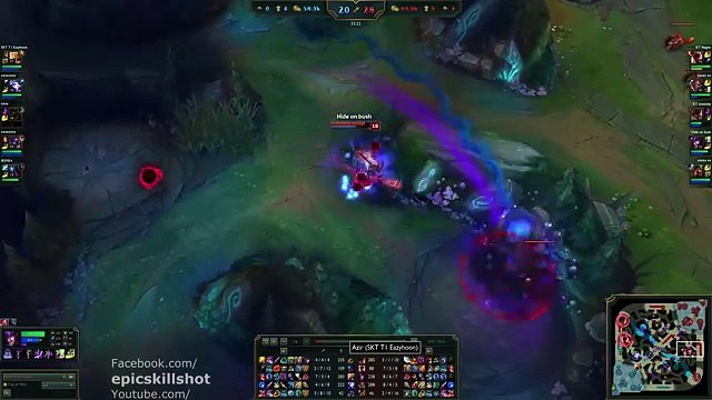 SKT T1 Faker Syndra vs Easyhoon Azir! feat. KT Ssumday Malphite - KR Soloq Challenger patch 5.18_81