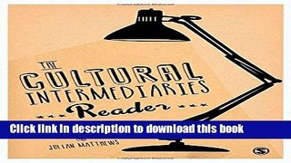 Read The Cultural Intermediaries Reader Ebook Free
