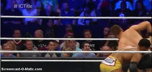 Darren young vs Miz wwe intercontinntial chamionship 2016 battleground