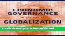 Read Books Economic Governance in the Age of Globalization ebook textbooks
