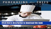 Download Book Purchasing for Chefs: A Concise Guide PDF Online