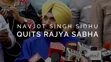 I quit Rajya Sabha as was told to stay away from Punjab: Navjot Singh Sidhu