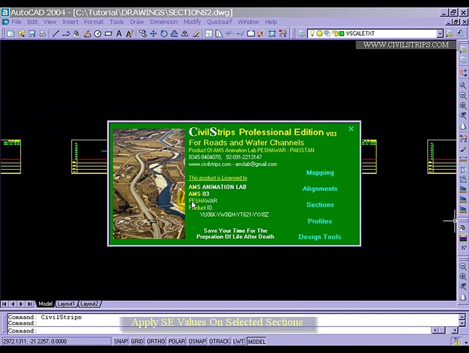 16 - CivilStrips, How To Apply SuperElevation On Dynamic Template