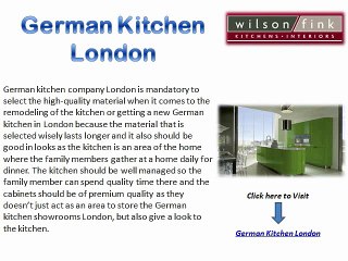 Designer Kitchen London Showroom
