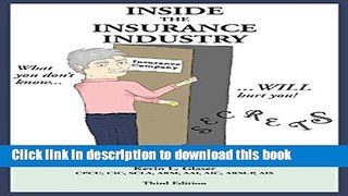 Read Book Inside the Insurance Industry - Third Edition E-Book Free
