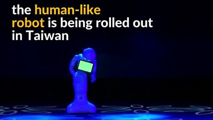 Pepper the human-like robot released in Taiwan
