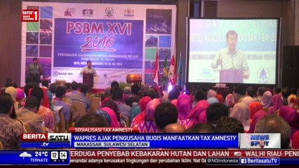 Jusuf Kalla Ajak Pengusaha Bugis Manfaatkan Tax Amnesty