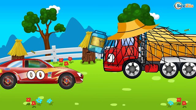 Мультфильмы для детей. Гоночные Машинки и Монстр Трак - Гонки без правил Мультики про машинки