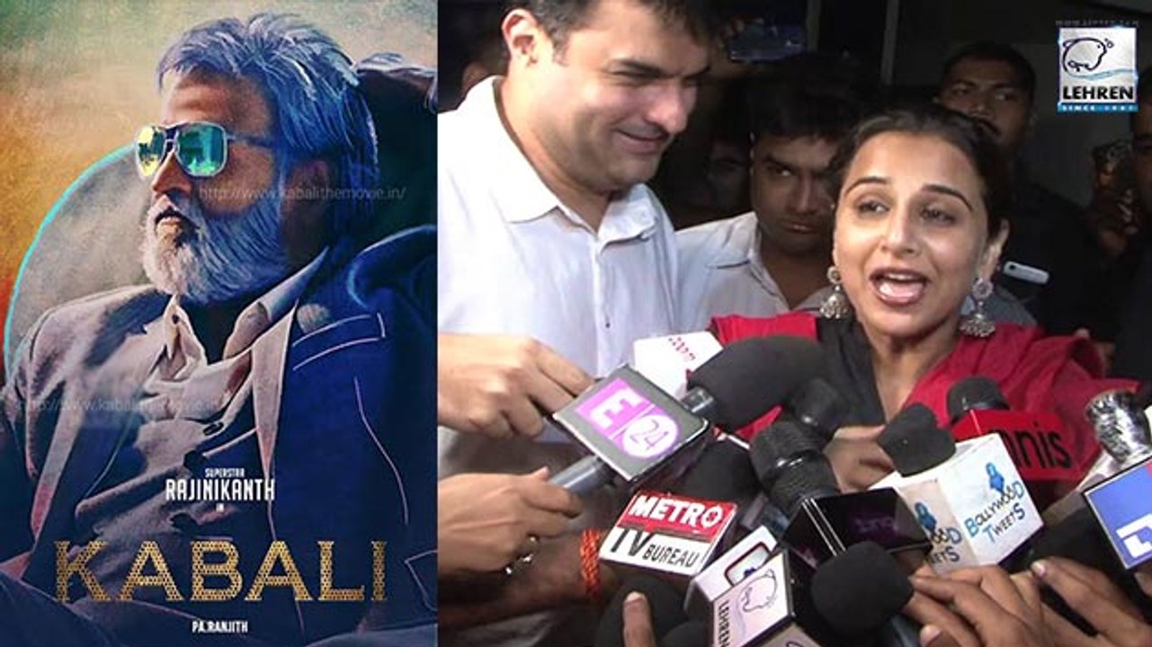 Vidya Balan And Sidharth Roy Kapur Watch Kabali Together