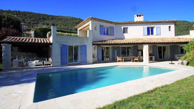 06140 Tourrettes-Sur-Loup - VENTE VILLA belle vue Mer et village - 200 m² sur terrain de 1500 m2 avec Piscine