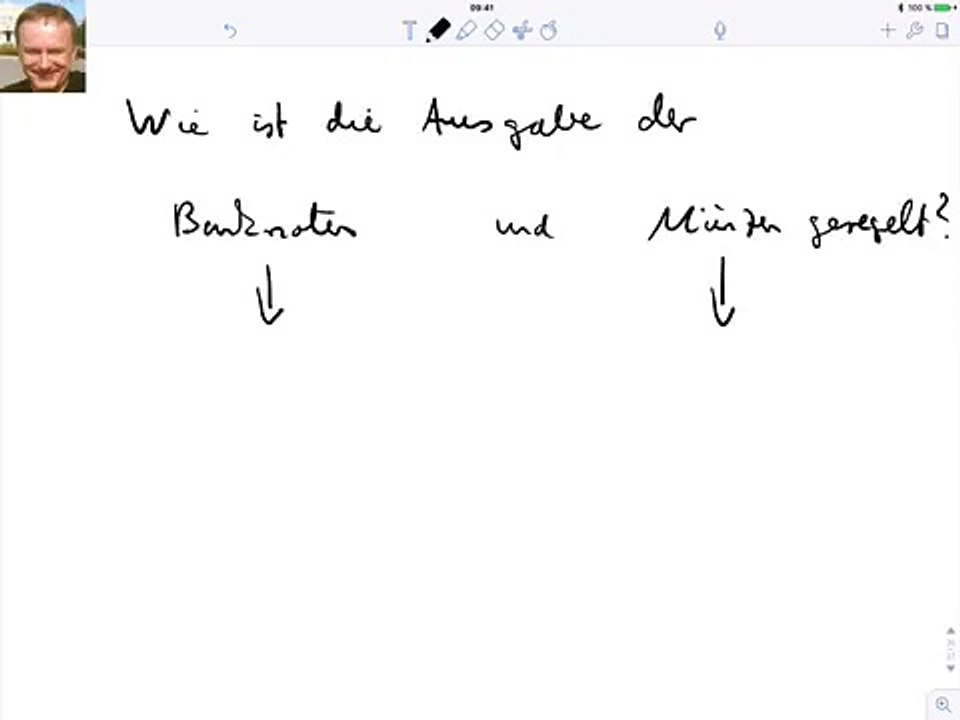 Wie ist die Ausgabe der Banknoten u Münzen geregelt?