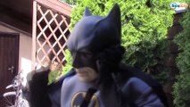 Superheroes in real life Spiderman w/ Frozen Elsa & Batman - Spiderman Birthday. Superhero Movie