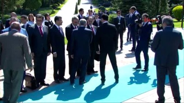 KKTC Başbakanı Hüseyin Özgürgün'ü Çankaya Köşkü'nde Resmi Törenle Karşılandı 2