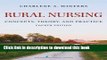 Read Rural Nursing: Concepts, Theory, and Practice, Fourth Edition Ebook Free