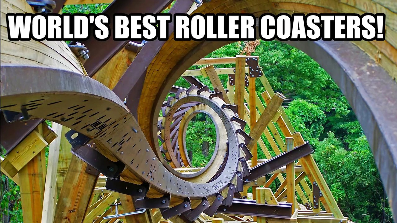 Worlds Best Roller Coasters - Ten AWESOME Coasters!