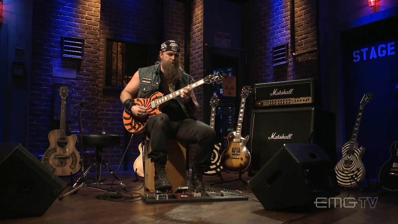 Zakk Wylde rips amazing guitar solo over Andy James track, EMGtv
