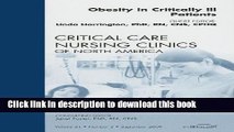 Read Obesity in Critically Ill Patients, An Issue of Critical Care Nursing Clinics Ebook Free