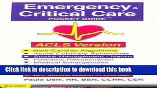 Read Emergency and Critical Care Pocket Guide: Acls Version Ebook Free
