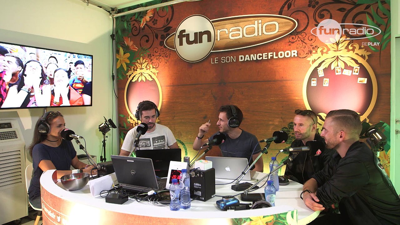 Galantis est venu dans les studios de Fun Radio à Tomorrowland