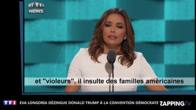 Eva Longoria dézingue Donald Trump et ses clichés racistes à la convention démocrate