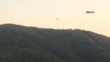 Turgutlu Paraşütlü Kişi Heyecana Neden Oldu