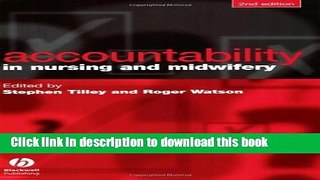 Read Accountability in Nursing and Midwifery Ebook Free