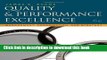 Read Quality   Performance Excellence Ebook Free
