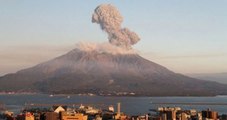 Japonya'da Sakurajima Yanardağı Faaliyete Geçti