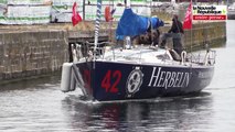 Saint-Malo : arrivée du bateau poitevin engagé dans la transat Québec - Saint-Malo