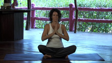 Yoga Morning Heart Expanding Practice ~ Intermediate Yoga Class ~ Full Length 49 minutes