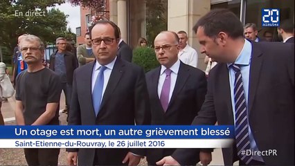 Prise d'otages dans une église à Rouen: «Deux terroristes se réclamant de Daesh» selon François Hollande