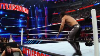 Dean Ambrose vs. Seth Rollins vs. Roman Reigns WWE Battleground 2016 Highlights