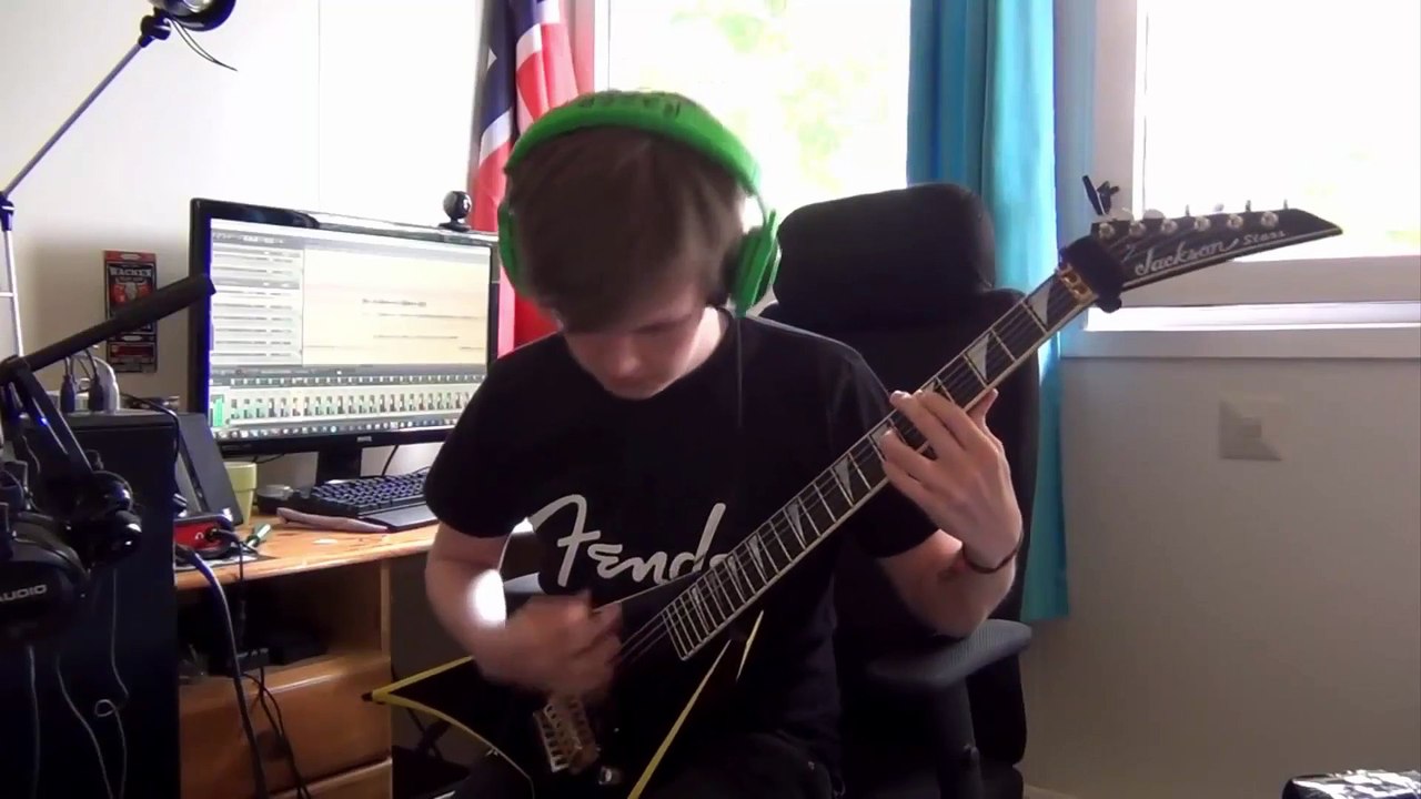 Reprise des musiques de Pokemon version métal à la Guitare