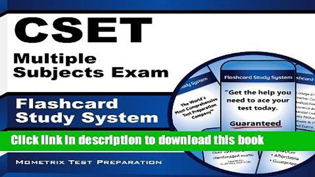 Read CSET Multiple Subjects Exam Flashcard Study System: CSET Test Practice Questions Review for