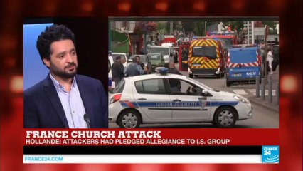 France church attack: "it's a first for the Islamic state group to target a priest inside a church"