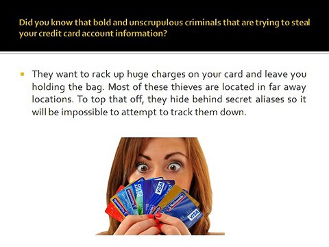 Protect Your Personal Credit Card Information and Prevent Identity Theft
