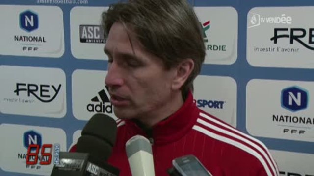 Les Herbiers vs Amiens (2-2) : Interview de Franck Rizzetto