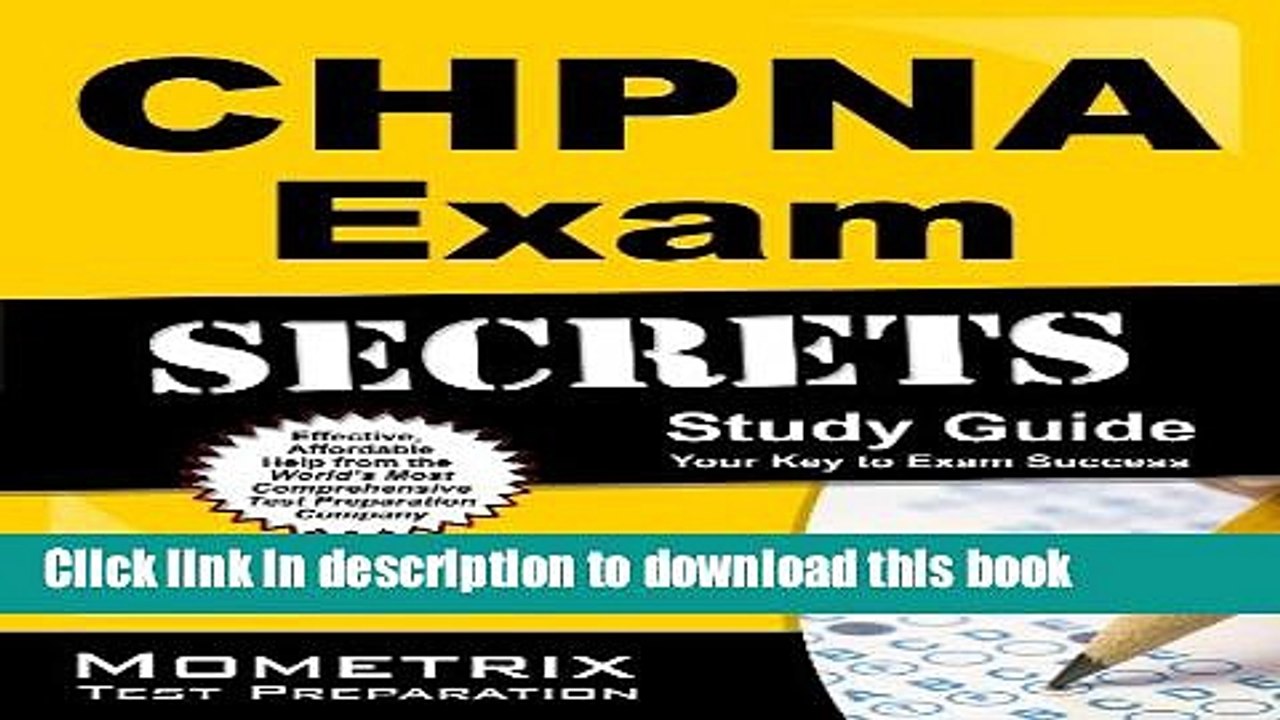 Read CHPNA Exam Secrets Study Guide: Unofficial CHPNA Test Review for the Certified Hospice and