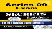 Read Series 99 Exam Secrets Study Guide: Series 99 Test Review for the Operations Professional