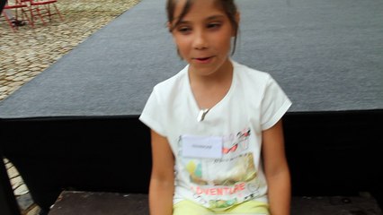 Interview lors de la visite guidée du château d'Espeyran par les enfants de Saint Gîlles ( 2 ) - 22 juillet