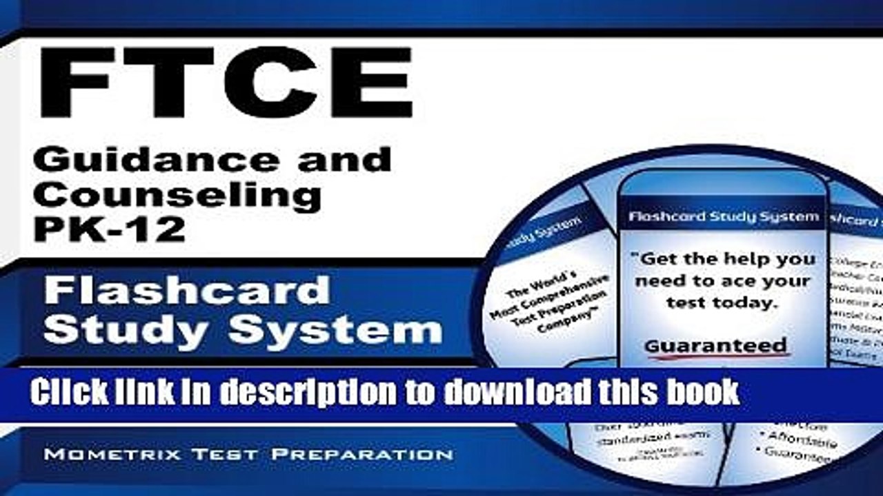 Read FTCE Guidance and Counseling PK-12 Flashcard Study System: FTCE Test Practice Questions