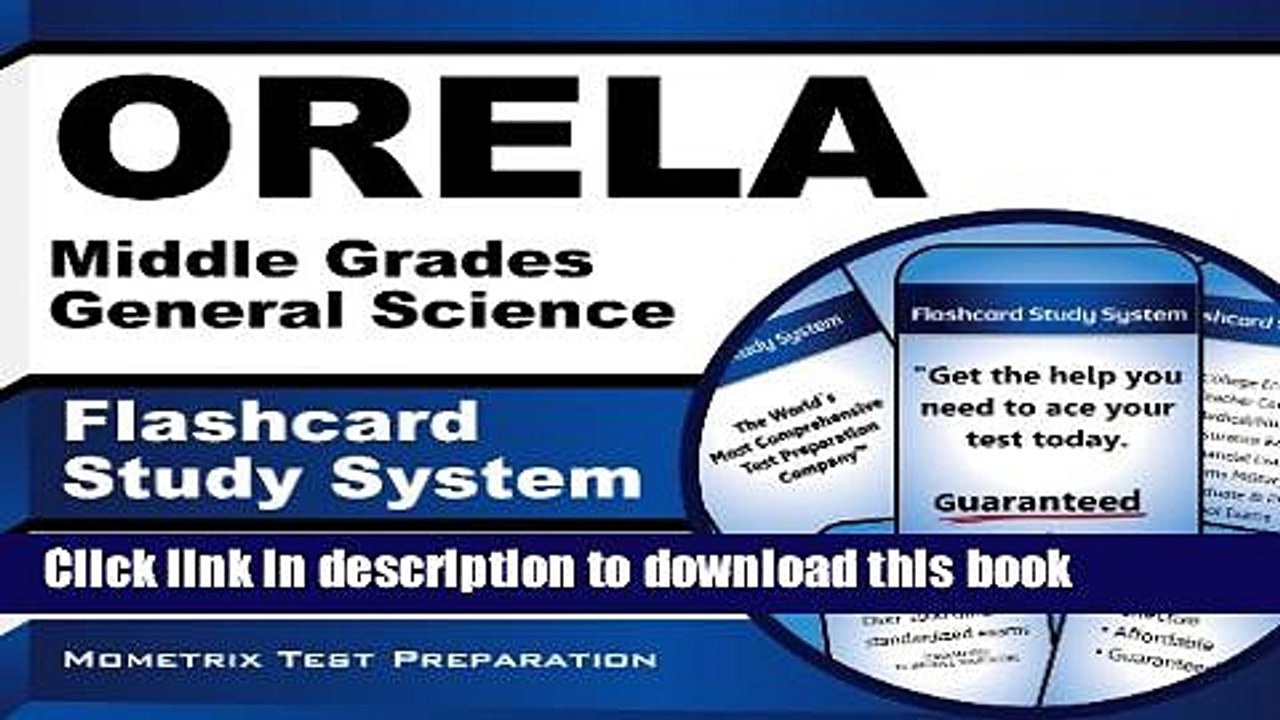 Read ORELA Middle Grades General Science Flashcard Study System: ORELA Test Practice Questions