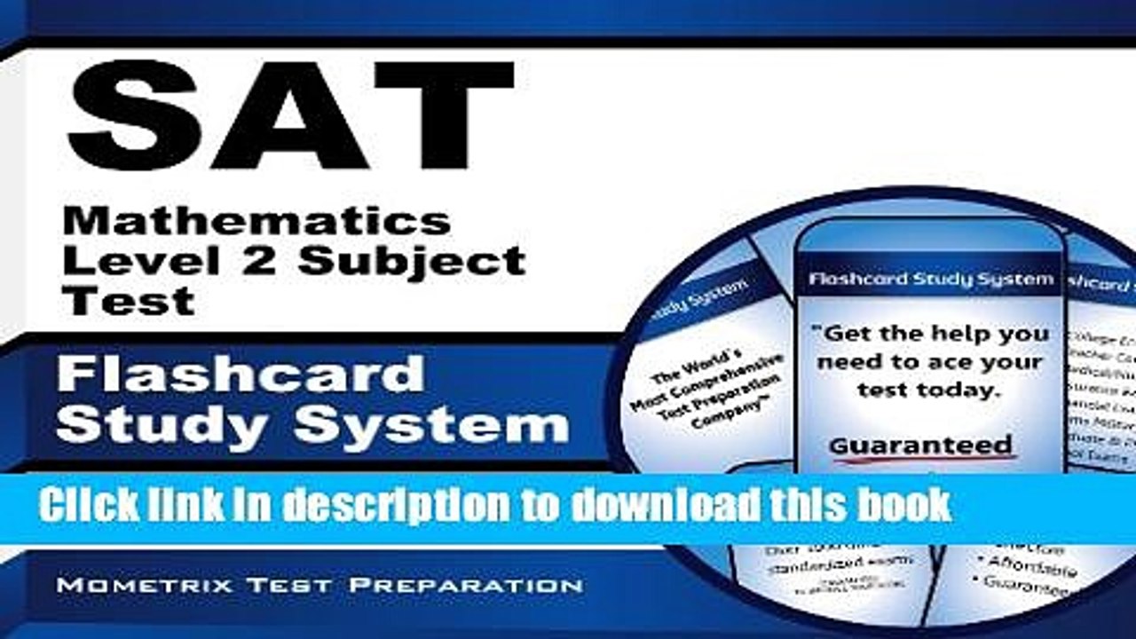 Read SAT Mathematics Level 2 Subject Test Flashcard Study System: SAT Subject Exam Practice