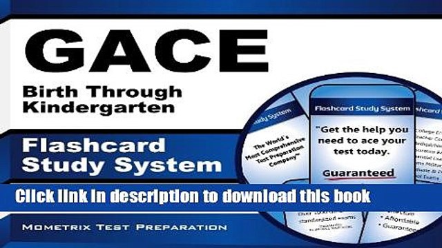 Read GACE Birth Through Kindergarten Flashcard Study System: GACE Test Practice Questions Exam