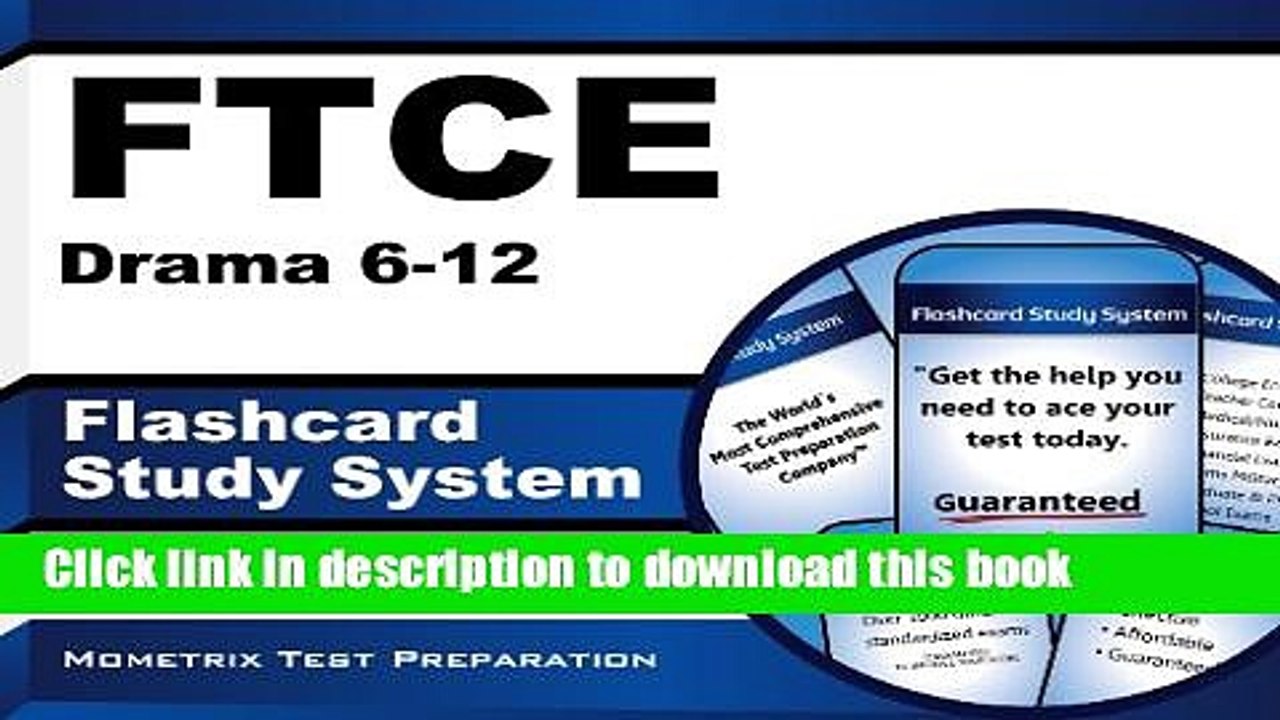 Read FTCE Drama 6-12 Flashcard Study System: FTCE Test Practice Questions   Exam Review for the