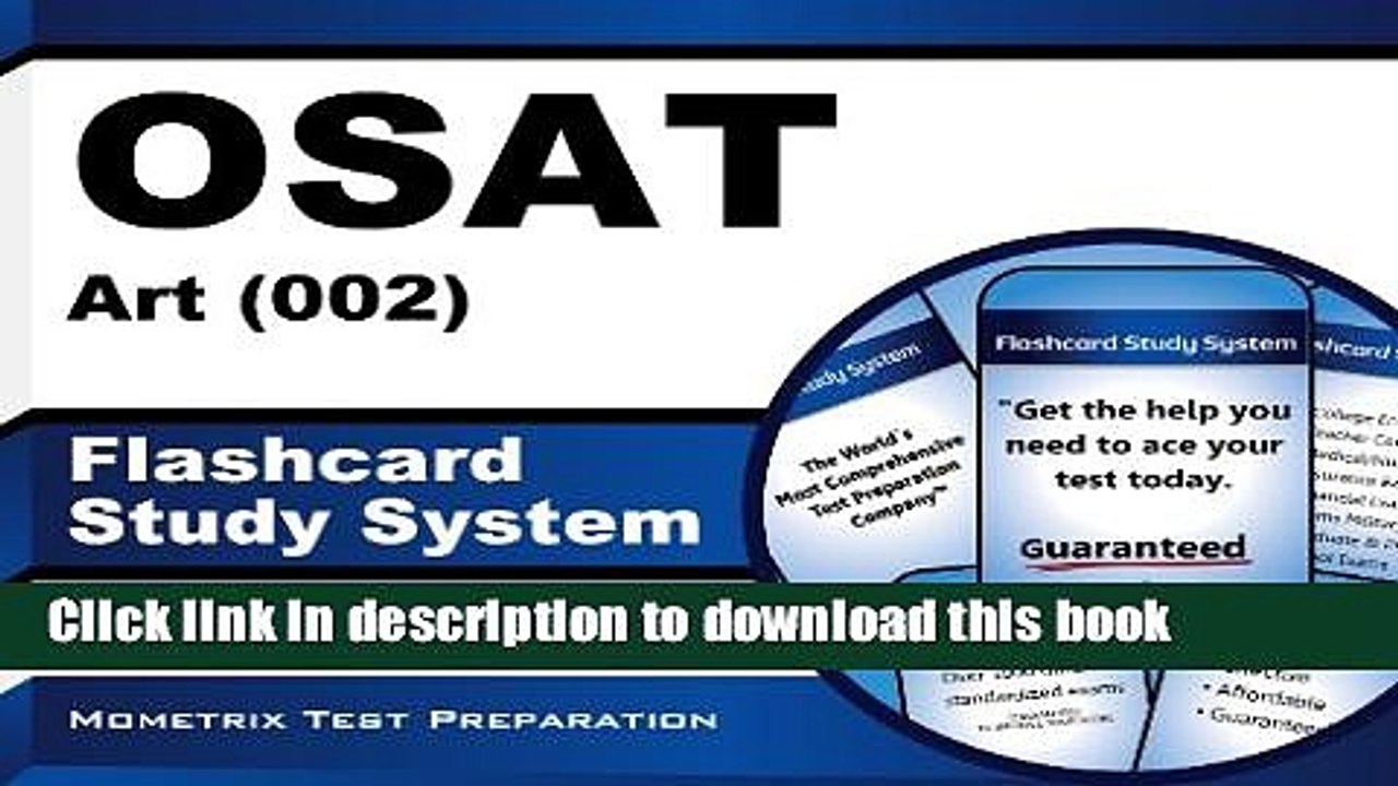 Read OSAT Art (002) Flashcard Study System: CEOE Test Practice Questions   Exam Review for the